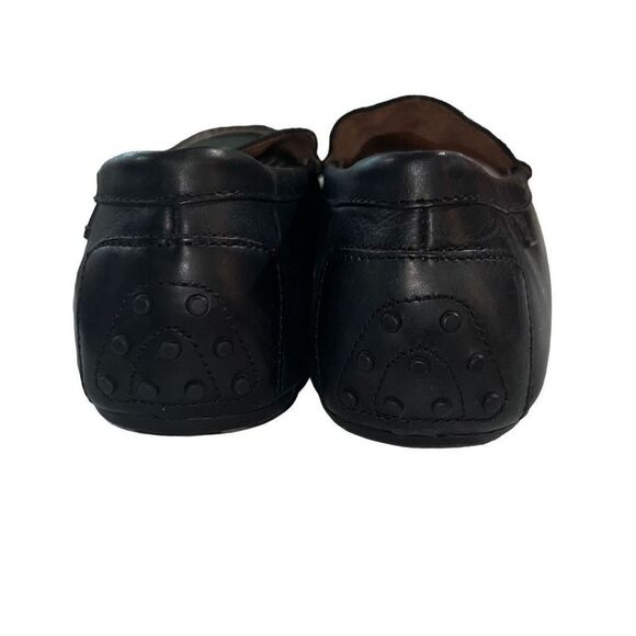 New Polo Ralph Lauren Men's Redden Drivers Black Leather Slip On Shoes Men’s 12 - Picture 2 of 13